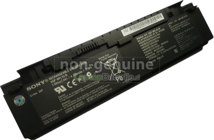 Nadomestna baterija Sony VAIO VGN-P39VL/Q Nadomestna baterija Sony VAIO VGN-P39VL/Q