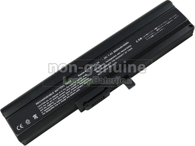 Nadomestna baterija Sony VAIO VGN-TX5MN/W Nadomestna baterija Sony VAIO VGN-TX5MN/W