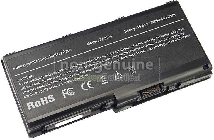 Nadomestna baterija Toshiba Qosmio X500-Q840S Nadomestna baterija Toshiba Qosmio X500-Q840S